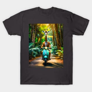 Giraffe Rider T-Shirt